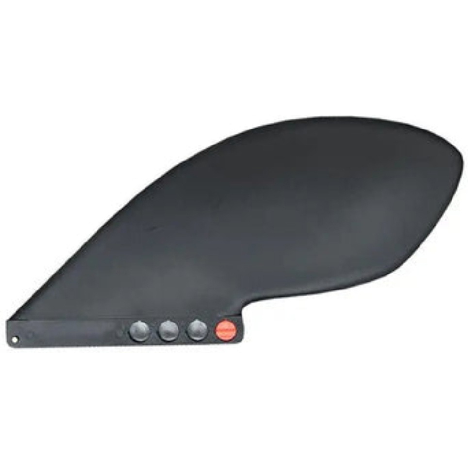 2026 Spinera Press Fit Weedless Kajak-Flosse 7 Inch SPS-SUP-FWEED - Black
